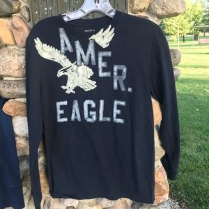 Small Long-Sleeve Men’s American Eagle Shirt